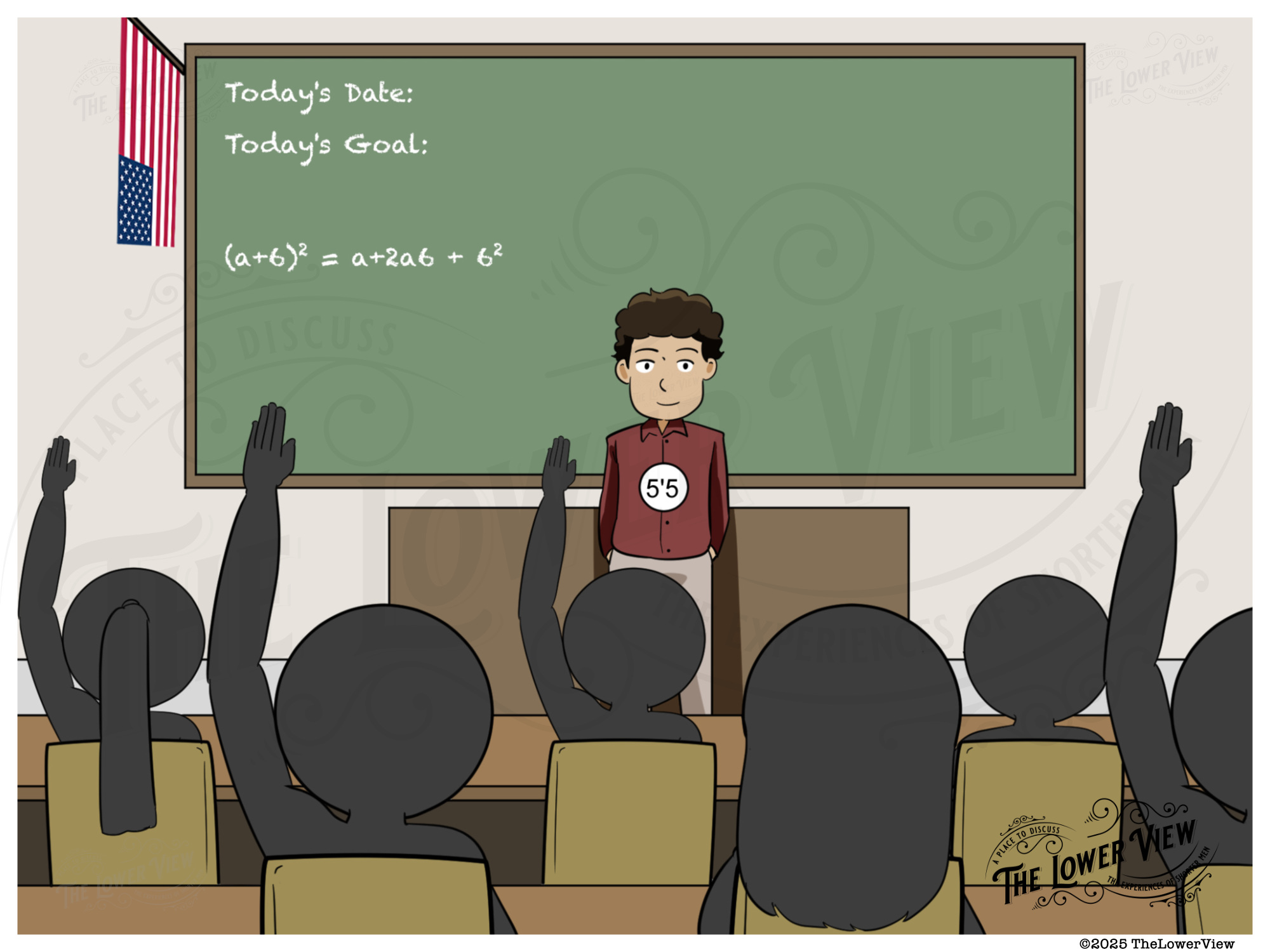 Short Male Respected High School Teacher At 5'5